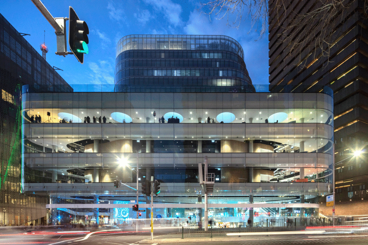 UTS Podium facade: Stage 1 completed!